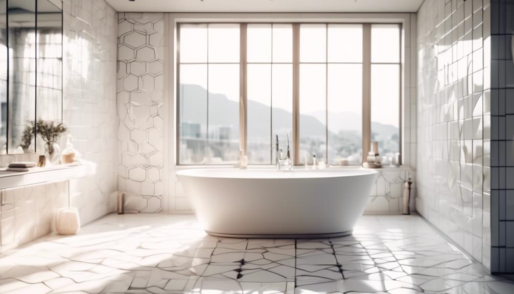 geometric tiles transform bathrooms geometric tiles transform bathrooms